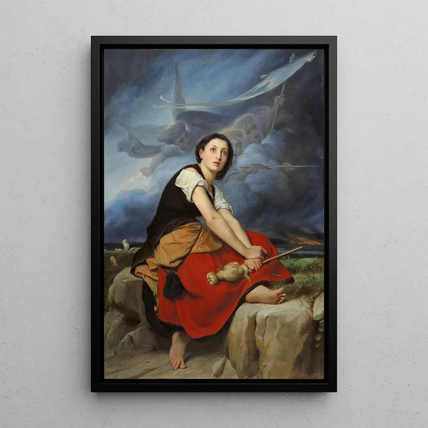 FranoisLon Benouville - Jeanne dArc coutant ses voix.webp
