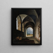 Effect van licht in de ruïnes - François-Marius Granet — ingelijst kunstwerk aan de muur