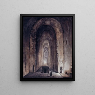 FranoisMarius Granet - Les Catacombes de SaintAgns Naples.webp