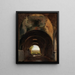 Uitzicht op de stallen van de villa van Mecenas Tivoli - François-Marius Granet — ingelijst kunstwerk aan de muur