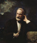 Portret van Victor Hugo - François-Nicolas Chifflart — weergave van het kunstwerk