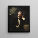Portret van Victor Hugo - François-Nicolas Chifflart — ingelijst kunstwerk aan de muur