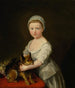 portret van Maria, later markiezin van Hereford, toen ze nog een kind was - François-Xavier Vispré — weergave van het kunstwerk