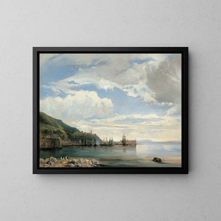 Franois Antoine Lon Fleury - On the Bay of Naples.webp