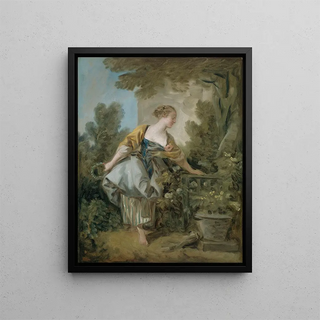 Franois Boucher - A Young Girl in a Park.webp