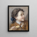 Jongen met een wortel - François Boucher — ingelijst kunstwerk aan de muur