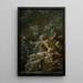 Fontaine avec deux amours dont l'un est couché - François Boucher — ingelijst kunstwerk aan de muur