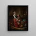 La Belle Cuisinière - François Boucher — ingelijst kunstwerk aan de muur