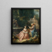 De Muziekles - François Boucher — ingelijst kunstwerk aan de muur