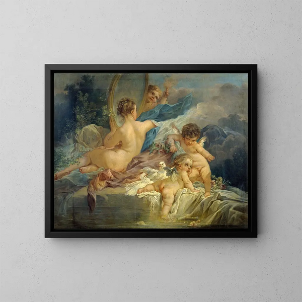La Toilette de Vénus - François Boucher — ingelijst kunstwerk aan de muur
