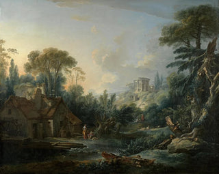 Franois Boucher - Landscape with a Water Mill.webp