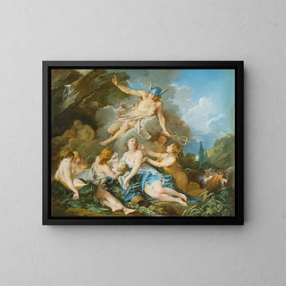 Franois Boucher - Mercury confiding the Infant Bacchus to the Nymphs.webp