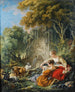 Lees de brief - François Boucher — weergave van het kunstwerk