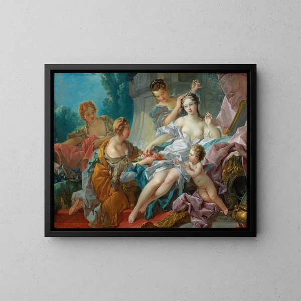 La Toilette de Vénus - François Boucher — ingelijst kunstwerk aan de muur