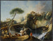 van Tivoli uitzicht met de Vesta-tempel - François Boucher — weergave van het kunstwerk