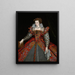 Louise de Lorraine - François Clouet — framed artwork on a wall