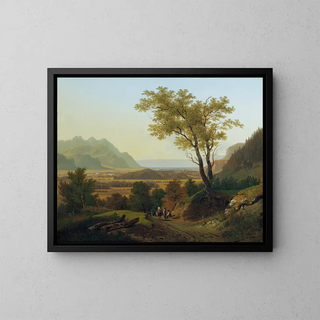 Franois Diday - Lowlands With Lake Geneva.webp