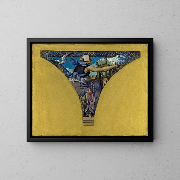 La Bretagne - François Émile Ehrmann — ingelijst kunstwerk aan de muur