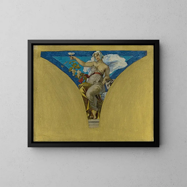 La Champagne - François Émile Ehrmann — ingelijst kunstwerk aan de muur