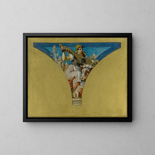 Le Berry - François Émile Ehrmann — ingelijst kunstwerk aan de muur