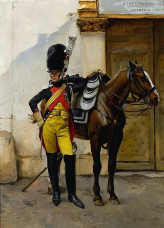 Franois Flameng - An Elite Soldier Of The Imperial Guard.webp