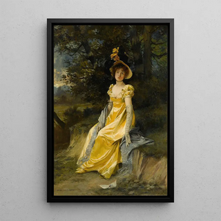 Franois Flameng - Waiting.webp