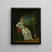 Caroline Ferdinand Louise de Sicile 1798-1870 Echtgenote van Charles Ferdinand Hertog van Berry in het park van Bagatelle in het Bois de Boulogne nabij Parijs - François Gérard — ingelijst kunstwerk aan de muur