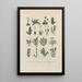 Treatise on General Botany Pl015 - François Hérincq — framed artwork on a wall