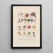 Treatise on General Botany Pl095 - François Hérincq — framed artwork on a wall