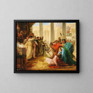 Franois Joseph Heim - Ptolemy Philopator Struck By Death As He Desecrated The Temple Of Jerusalem.webp