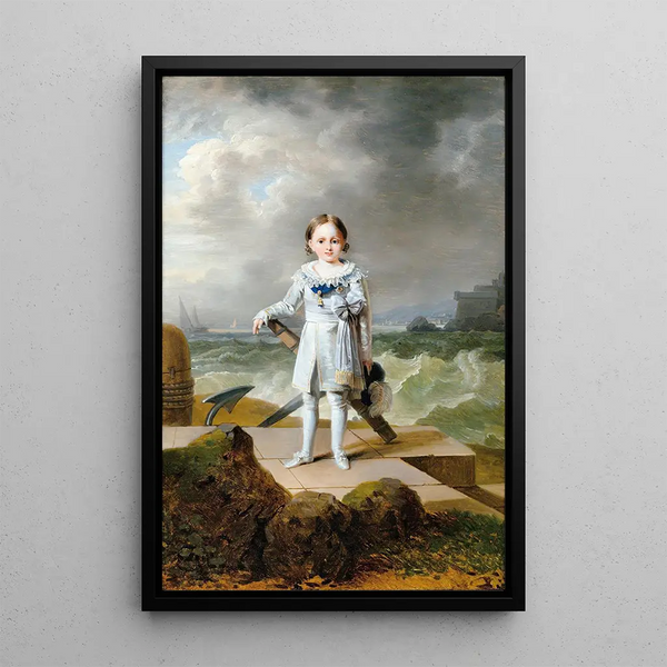 Franois Joseph Kinson - Portrait Of Prince NapolonLouis Bonaparte.webp