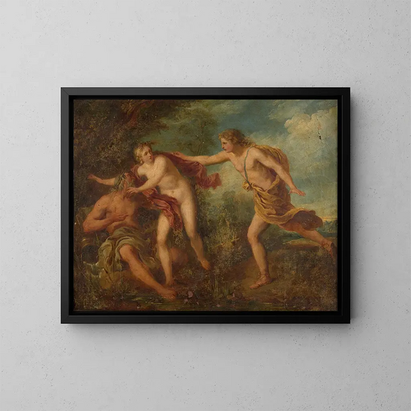 Apollon en Daphné - François Lemoyne — ingelijst kunstwerk aan de muur