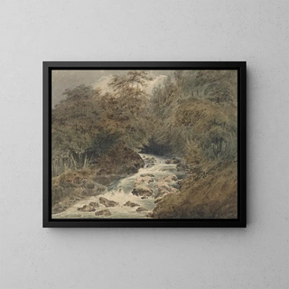 Franois Louis Thomas Francia - A Mountain Stream.webp