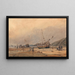 Sables de Calais - François Louis Thomas Francia — framed artwork on a wall