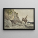 Wreck on High Waves - François Louis Thomas Francia — framed artwork on a wall