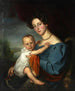 Moeder met kind - François Van Dorne — weergave van het kunstwerk
