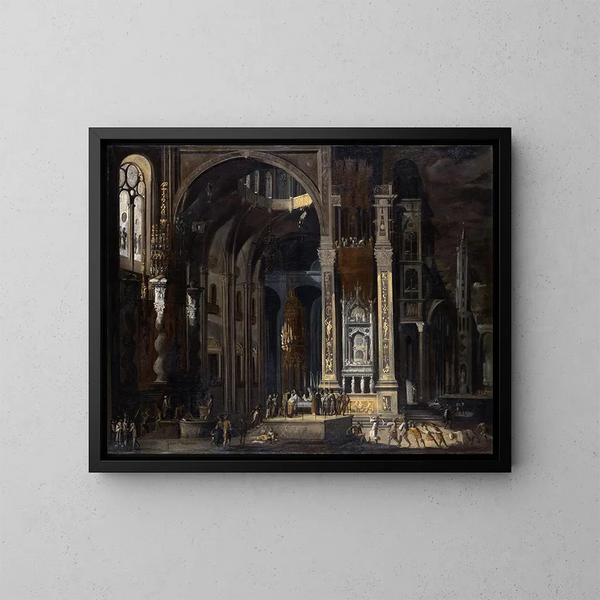 De Circumcisie van Christus - François de Nom — ingelijst kunstwerk aan de muur