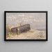Boot op het strand - Frans Arnold Breuhaus de Groot — ingelijst kunstwerk aan de muur