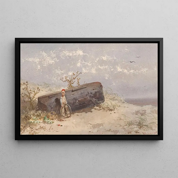 Frans Arnold Breuhaus de Groot - Boat on the Beach.webp