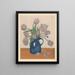 Tulips in a Pot - Frans Everbag — framed artwork on a wall