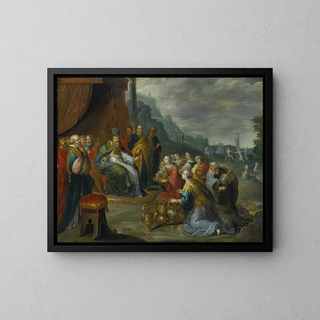 Frans Francken the Younger - Aaron Receiving Gold From The Israelites.webp