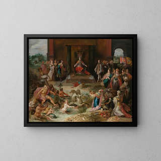 Frans Francken the Younger - Allegory on the Abdication of Emperor Charles V in Brussels.webp
