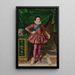 Portret van koning Lodewijk XIII van Frankrijk - Frans Pourbus de Oude — ingelijst kunstwerk aan de muur