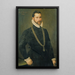 Portret van een man - Frans Pourbus de Oudere — ingelijst kunstwerk aan de muur