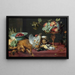 Nature morte avec petit gibier et fruits - Frans Snyders — framed artwork on a wall