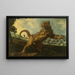 De leeuw en de muis - Frans Snyders — ingelijst kunstwerk aan de muur