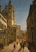 Venetië de Rio Terr Catecumeni met Santa Maria della Salute op de achtergrond - Frans Vervloet — weergave van het kunstwerk