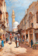 Bazar au Caire - Frans Wilhelm Odelmark — weergave van het kunstwerk