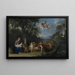 Het offer aan het kind Jezus - Frans Wouters — ingelijst kunstwerk aan de muur