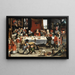 Festin Burlesque - Frans Xaver Hendrick Verbeeck — ingelijst kunstwerk aan de muur